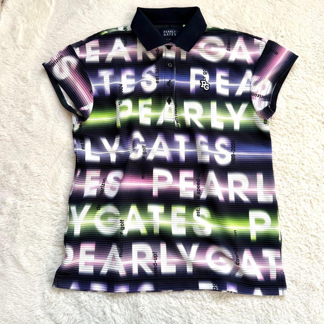 PEARLY GATES 24年 セットアップ ポロシャツスカート グラデロゴ