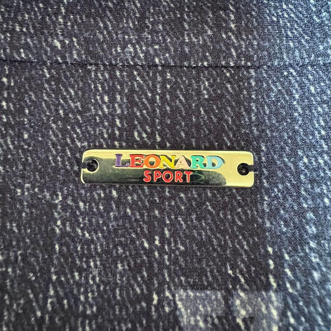 極美品LEONARD SPORT デニム転写ストレッチジャケット