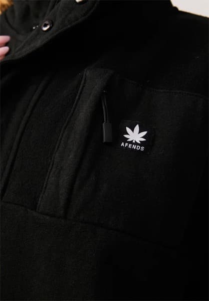 『AFENDS』Hemp Panel Crew Neck Jumper