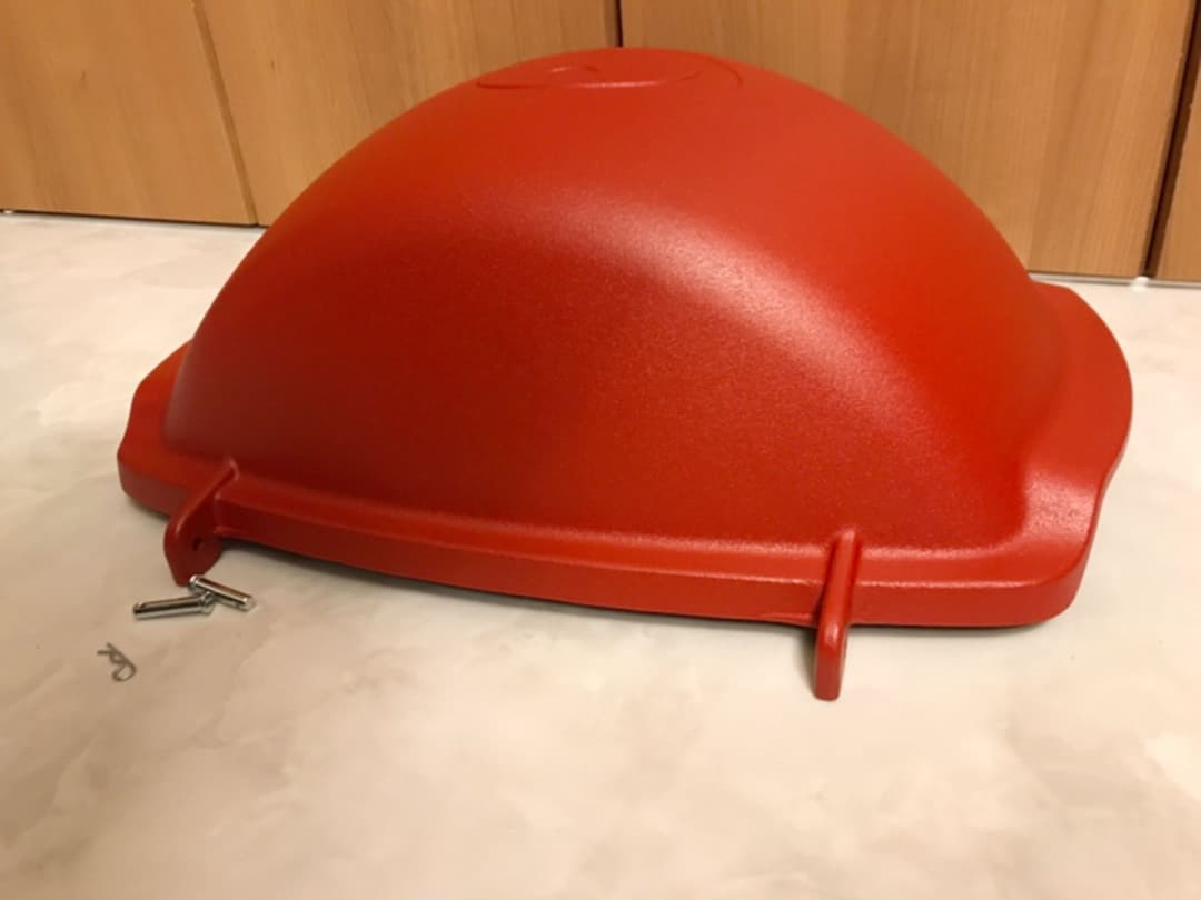 【新品】Weber ガス BBQ グリル ウェーバーの蓋赤 Q1250