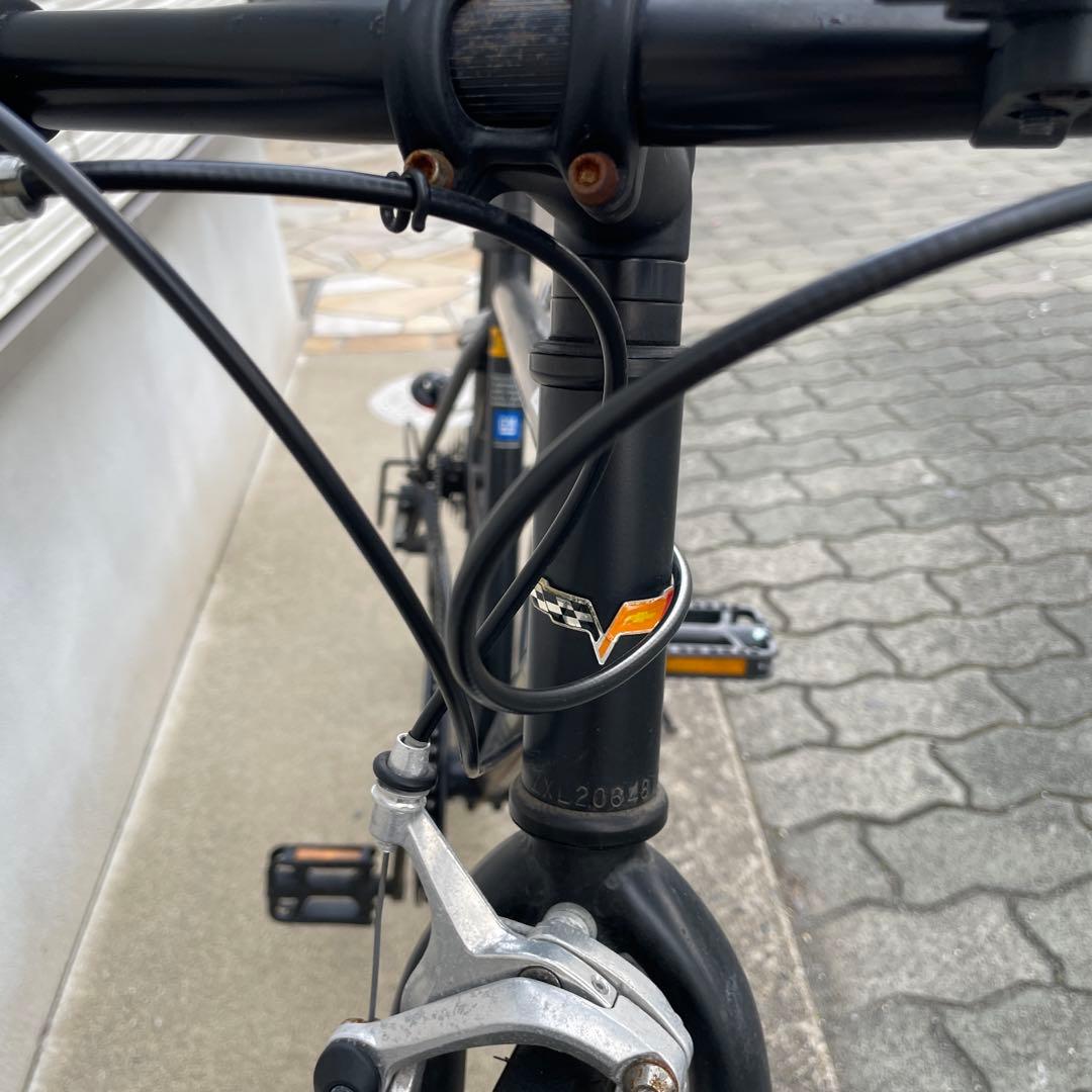 シボレーコルベット 700C シマノ6速 420mm 　クロスバイク　ブラック