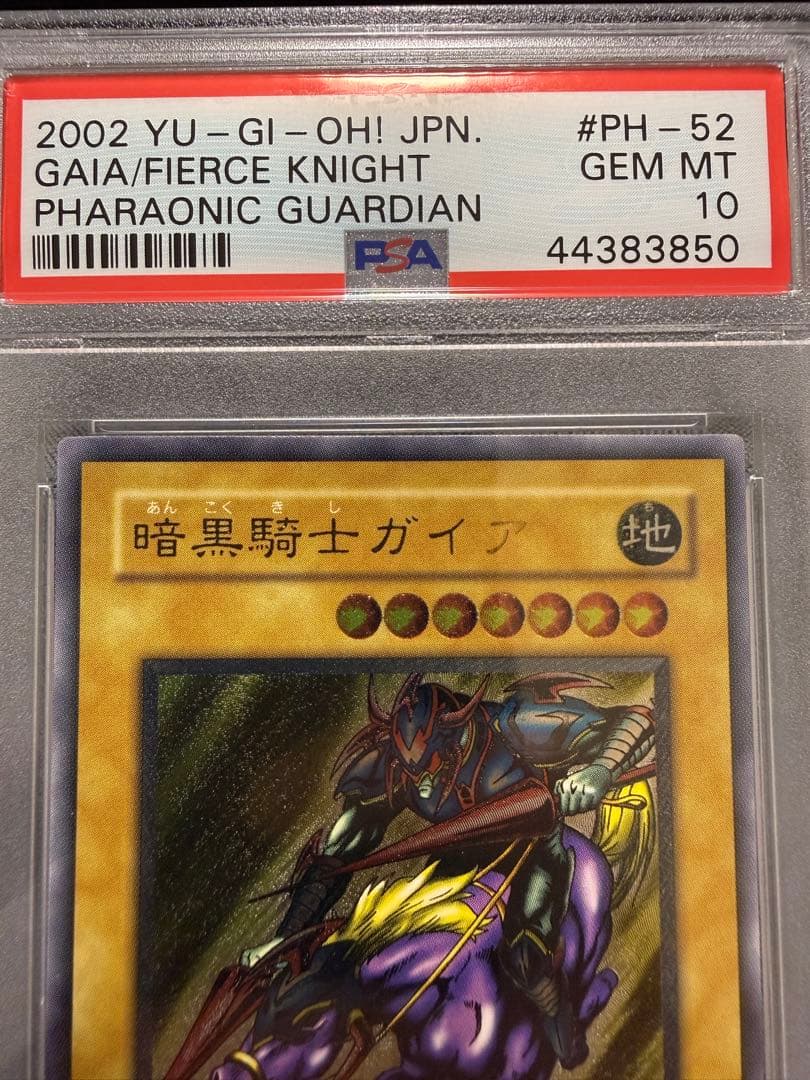 【PSA10】遊戯王　暗黒騎士ガイア　レリーフ