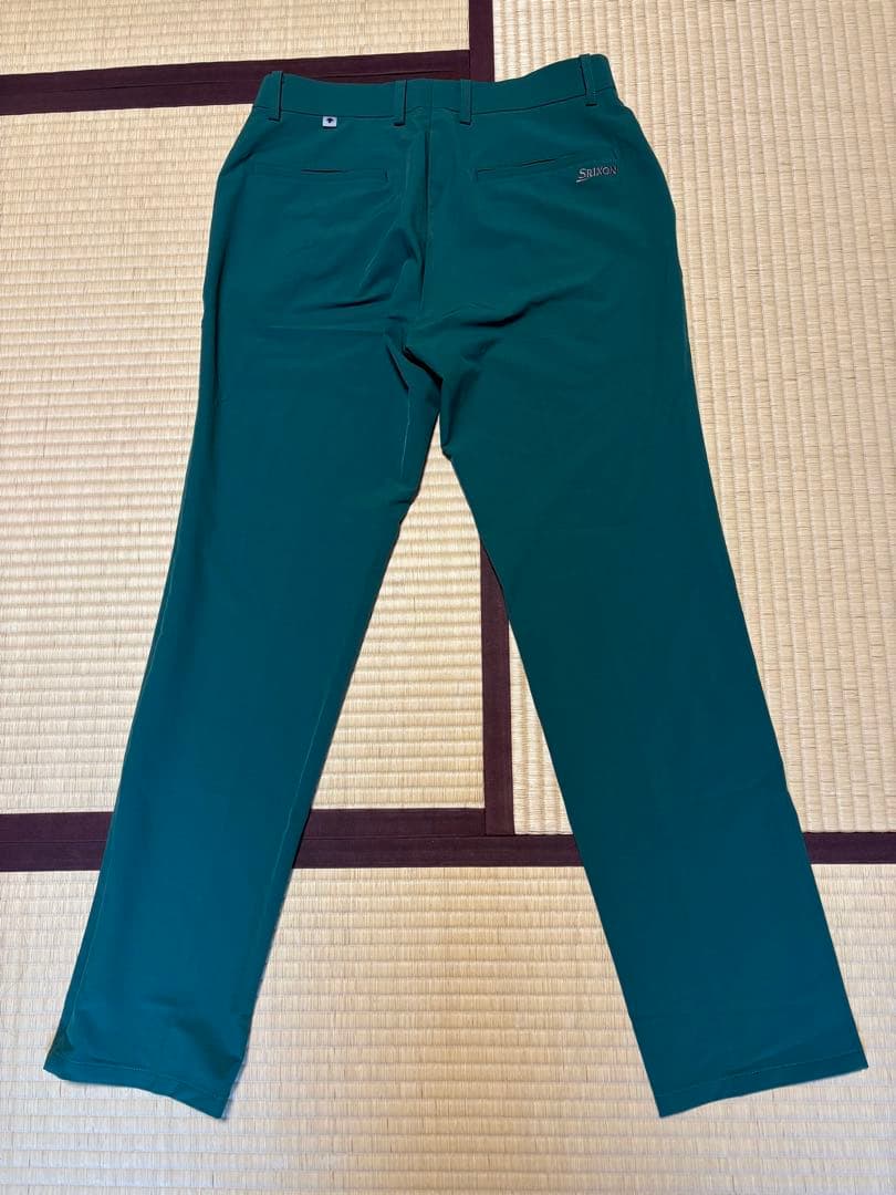Srixonメンズ グリーン ゴルフパンツ