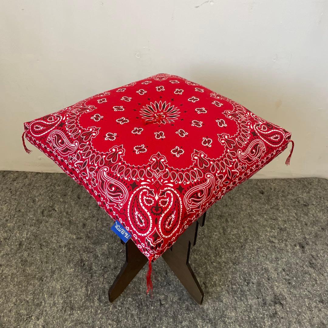TheBUTON/HAVE A HANK BANDANA/RED/座布団