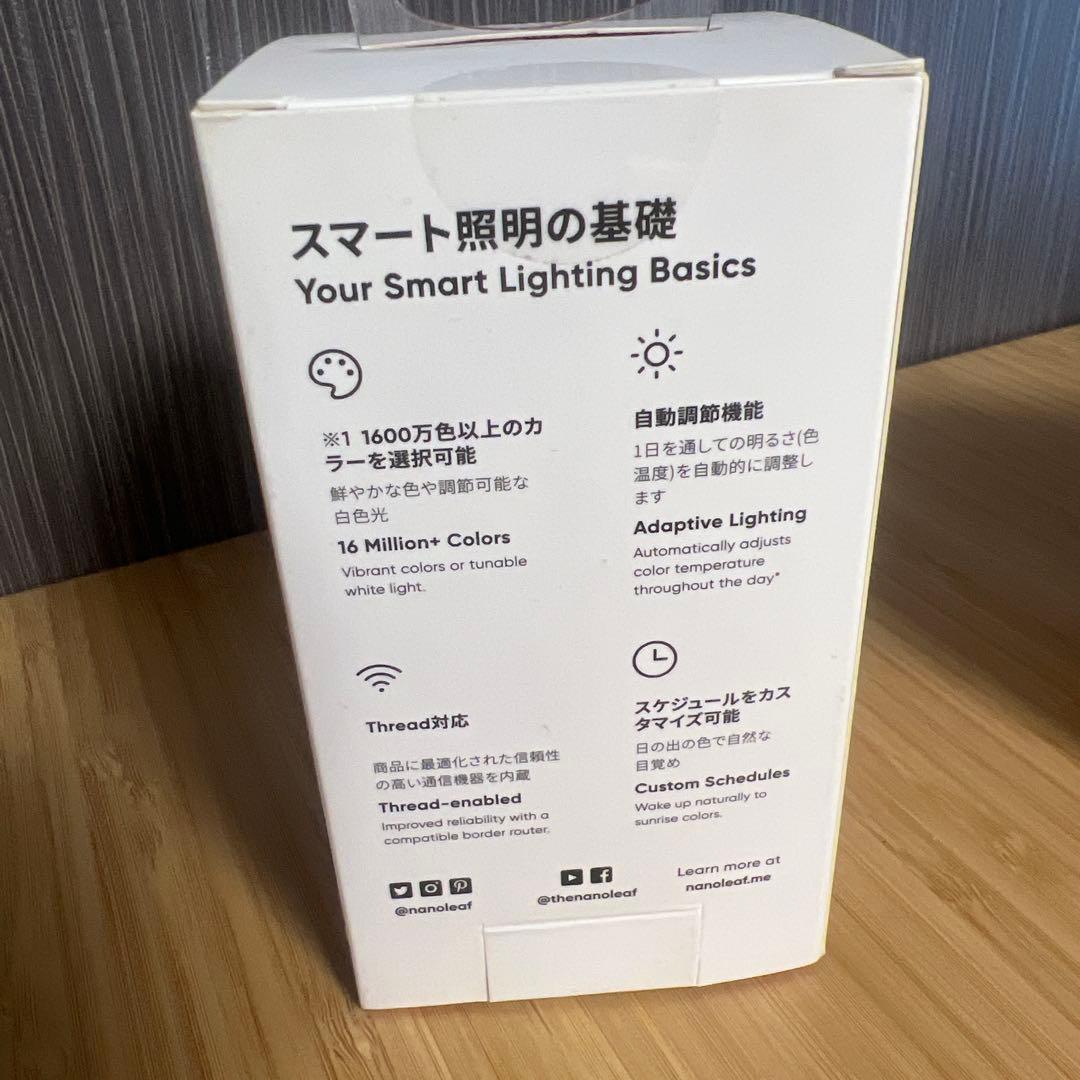 色が変えられるNanoleaf電球と、遠隔スイッチ　A60 E26