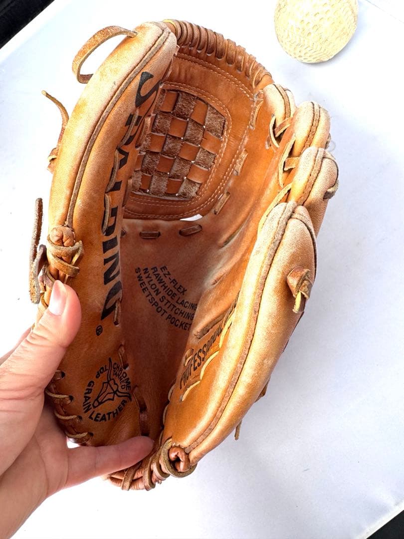 SPALDING スポルディング グローブ 大人用　軟式グローブ ブラウン左投げ