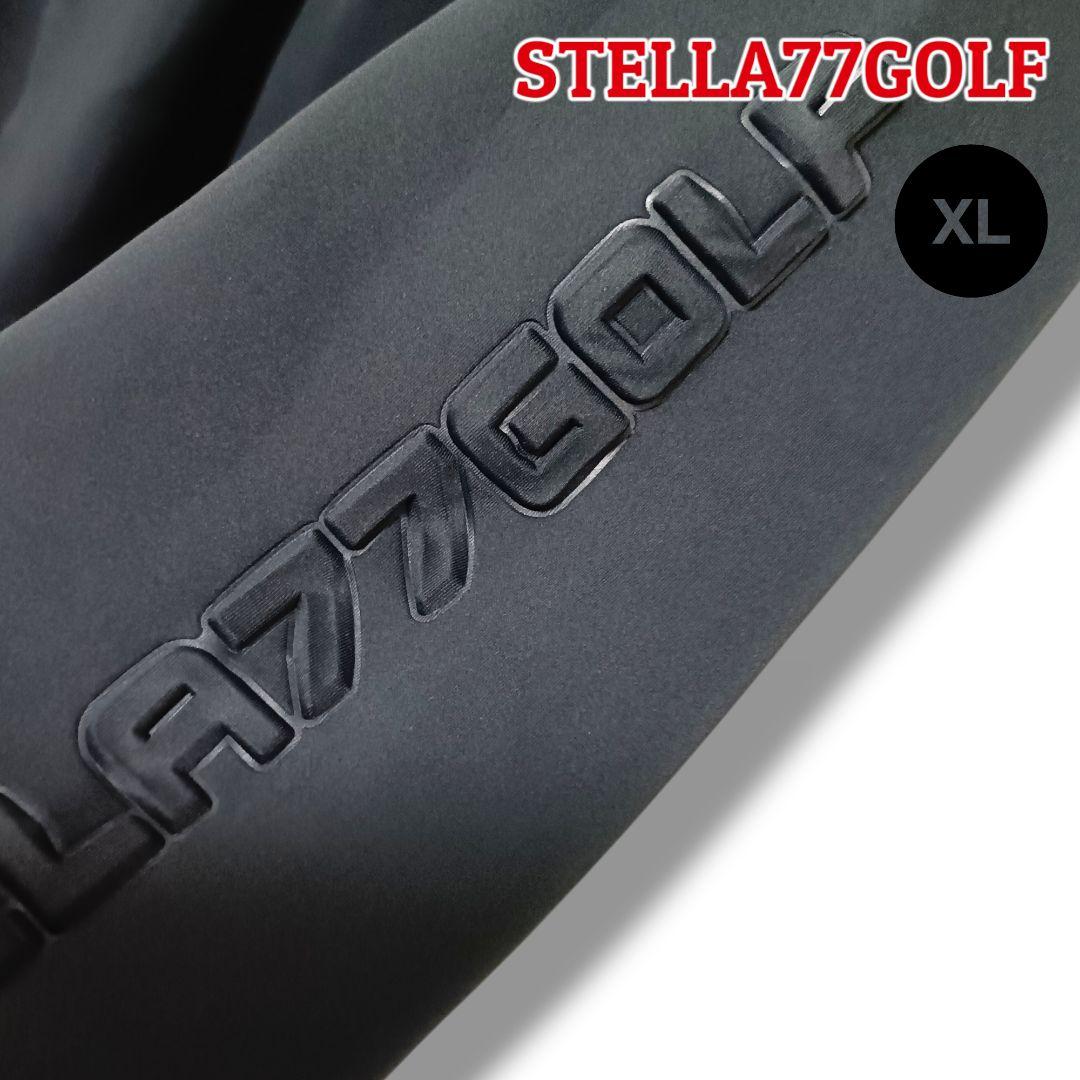 【高品質】STELLA77GOLF フルジップパーカー XLブラックメンズゴルフ