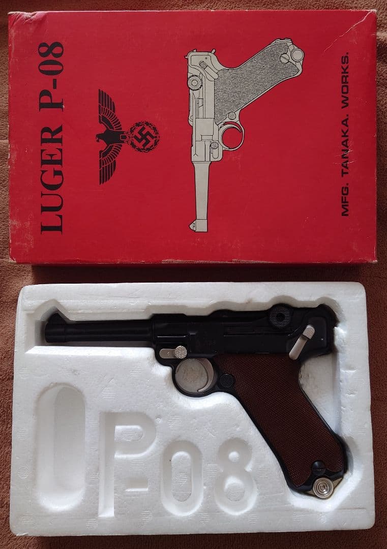 タナカワークス　LUGER P-08 エアーソフトガン(ジャンク)