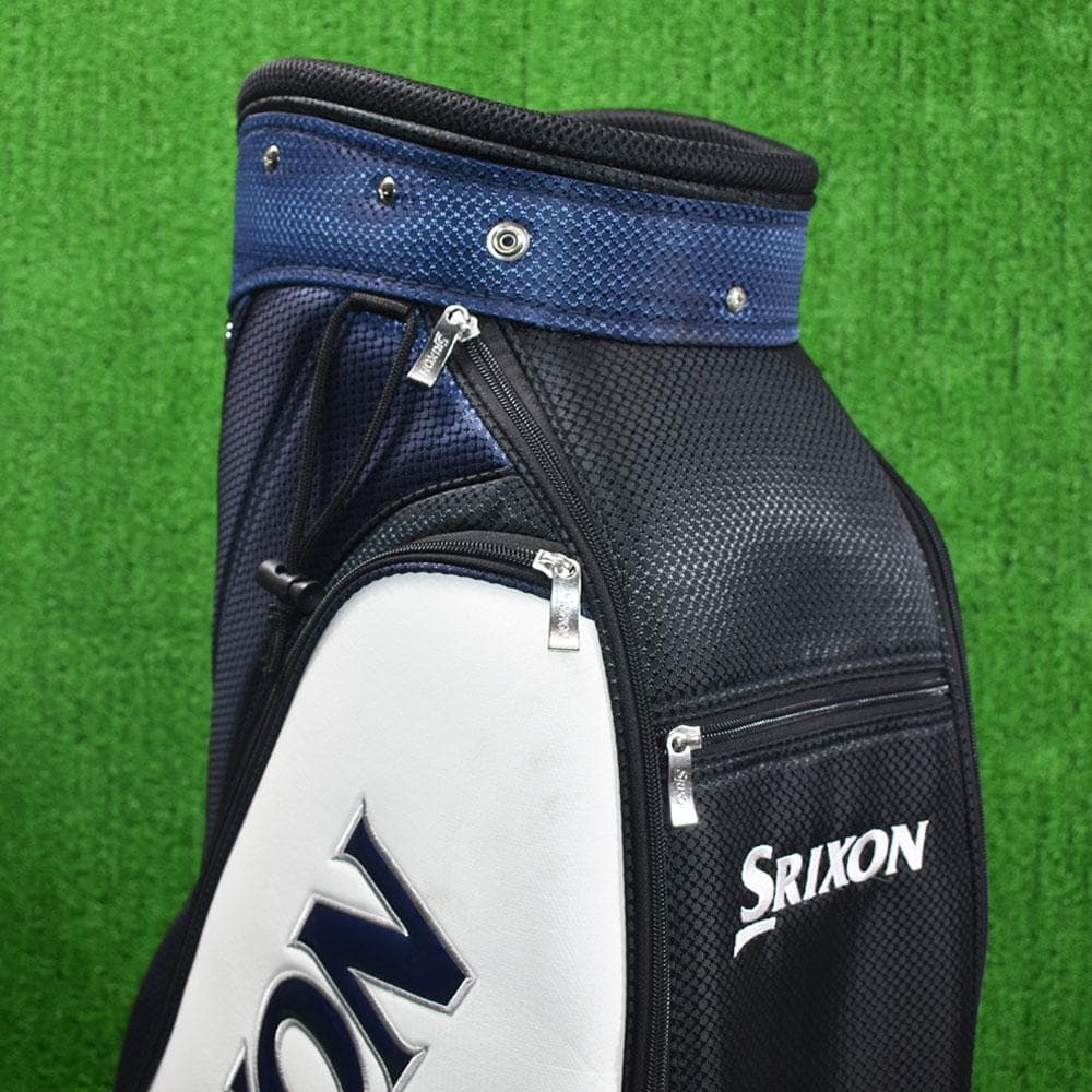 く*た様 SRIXON/スリクソン ゴルフ キャディバッグ９型【ネイビー】美品！