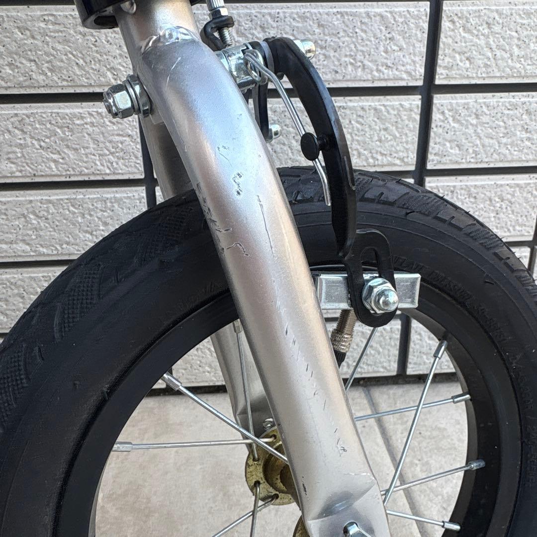 【名古屋市北エリア引き取り限定】へんしんバイク 12インチ 幼児用自転車 青