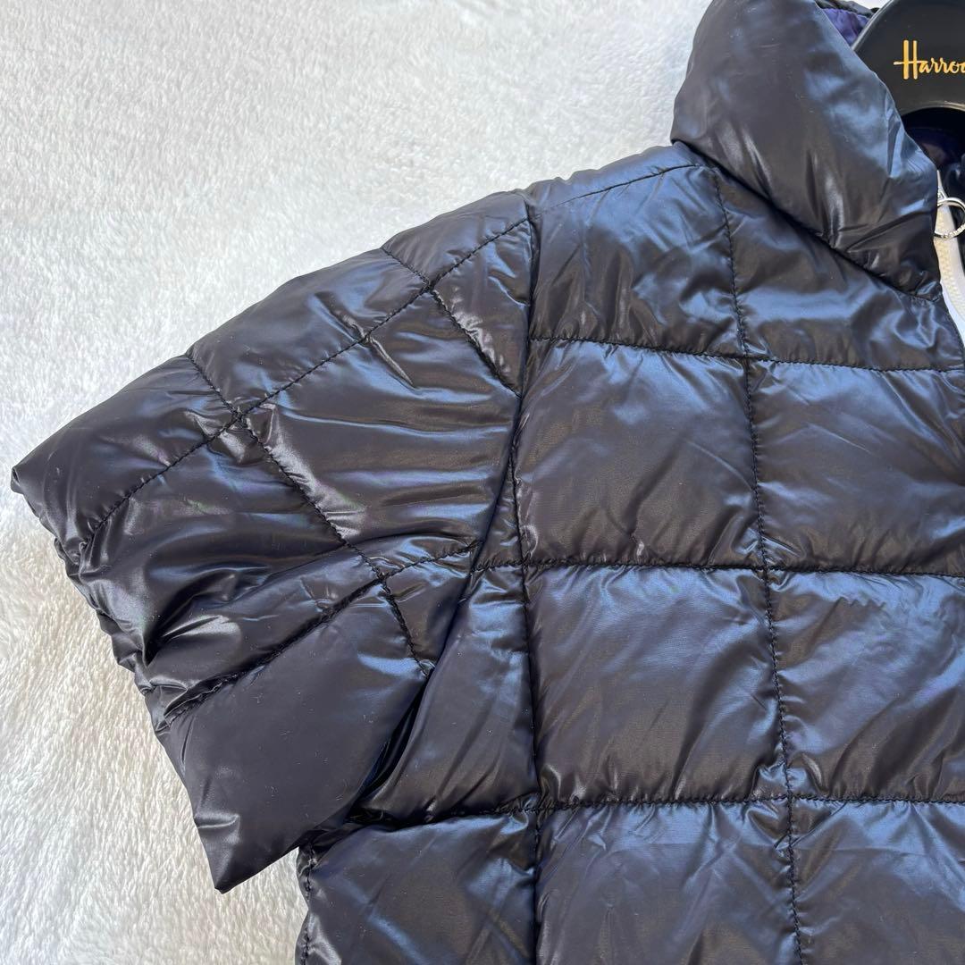 美品　アダバット　ゴルフ　ダウン　半袖　ベスト　ゴルフウェア　ロゴ　軽量　M