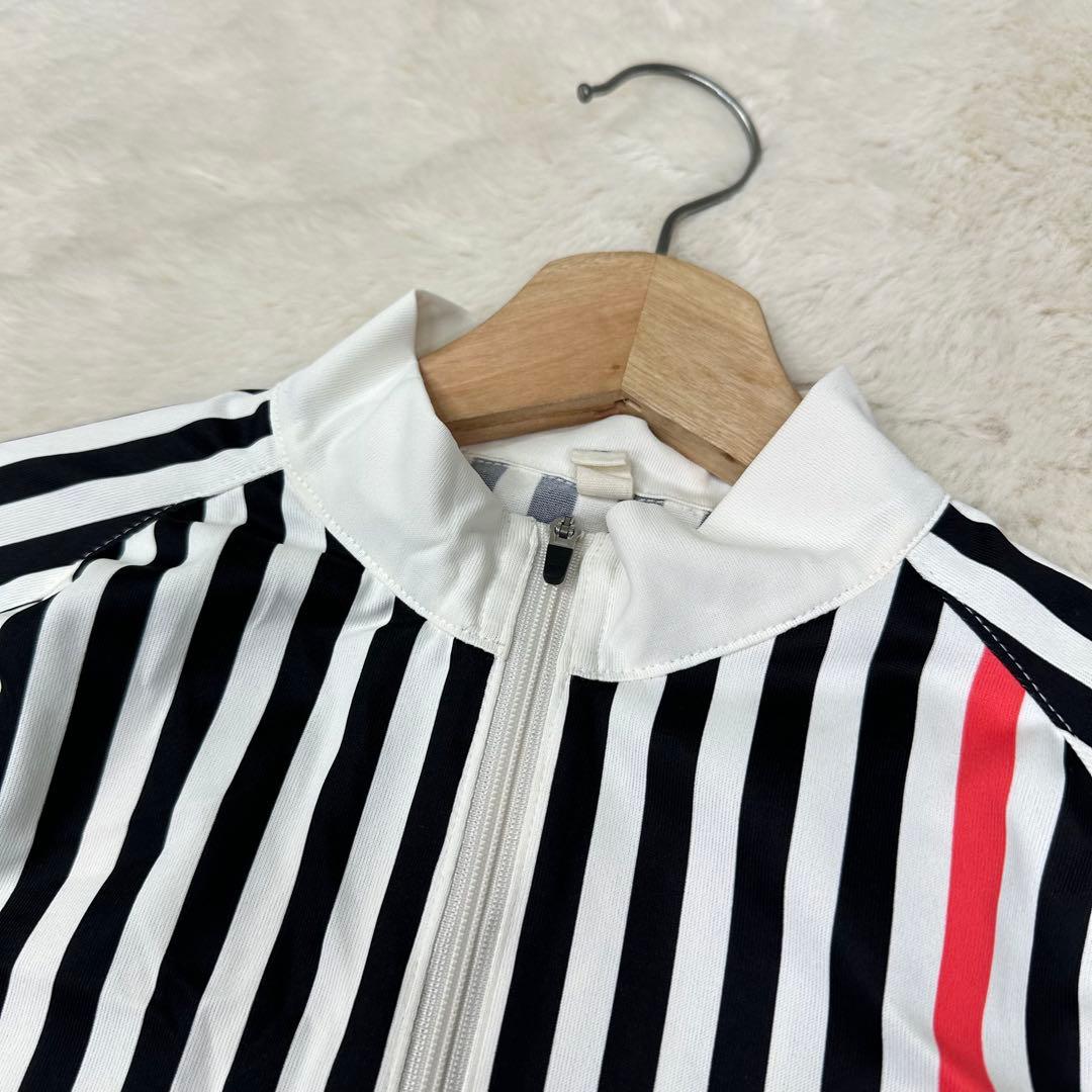 ✨美品✨STEM DESIGN 日本製 ストライプ 半袖サイクルジャージ XS