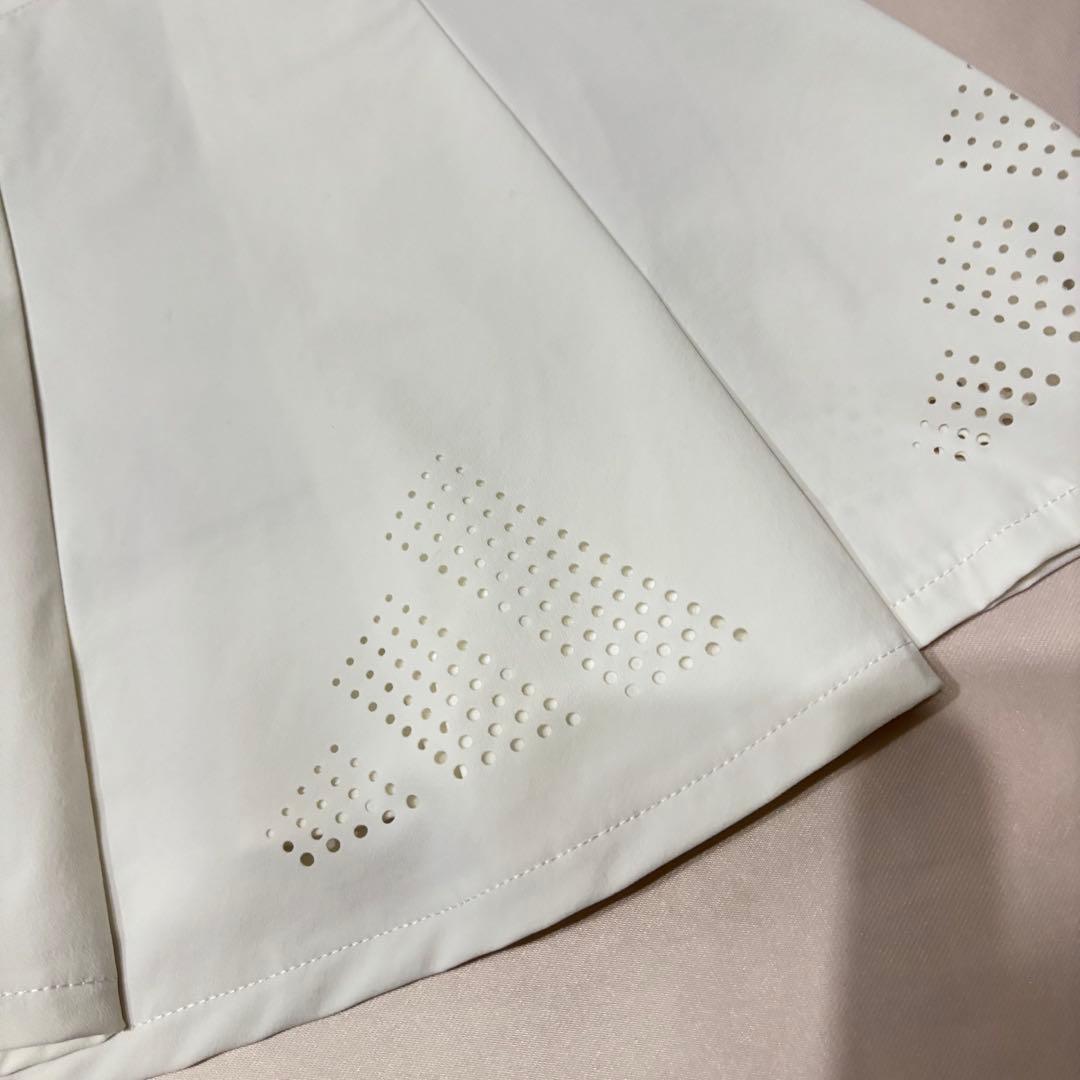 新品adidasゴルフ　スリーストライプストラックジャケット　パンチングスカート