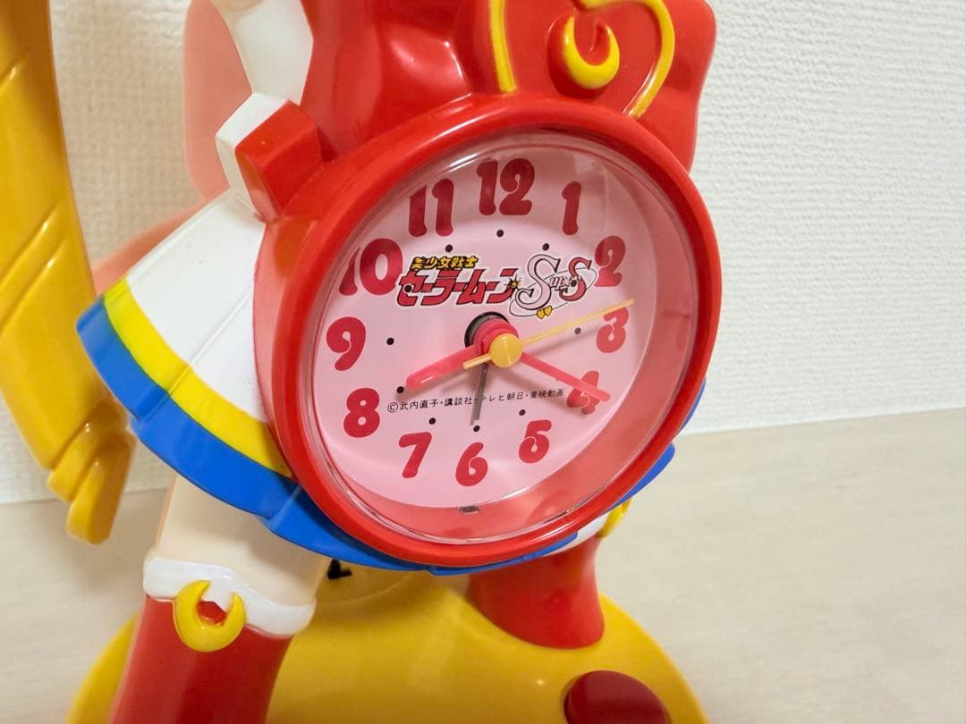 【未使用に近い】セーラームーン フィギュア型時計 おしゃべり目覚まし時計 希少