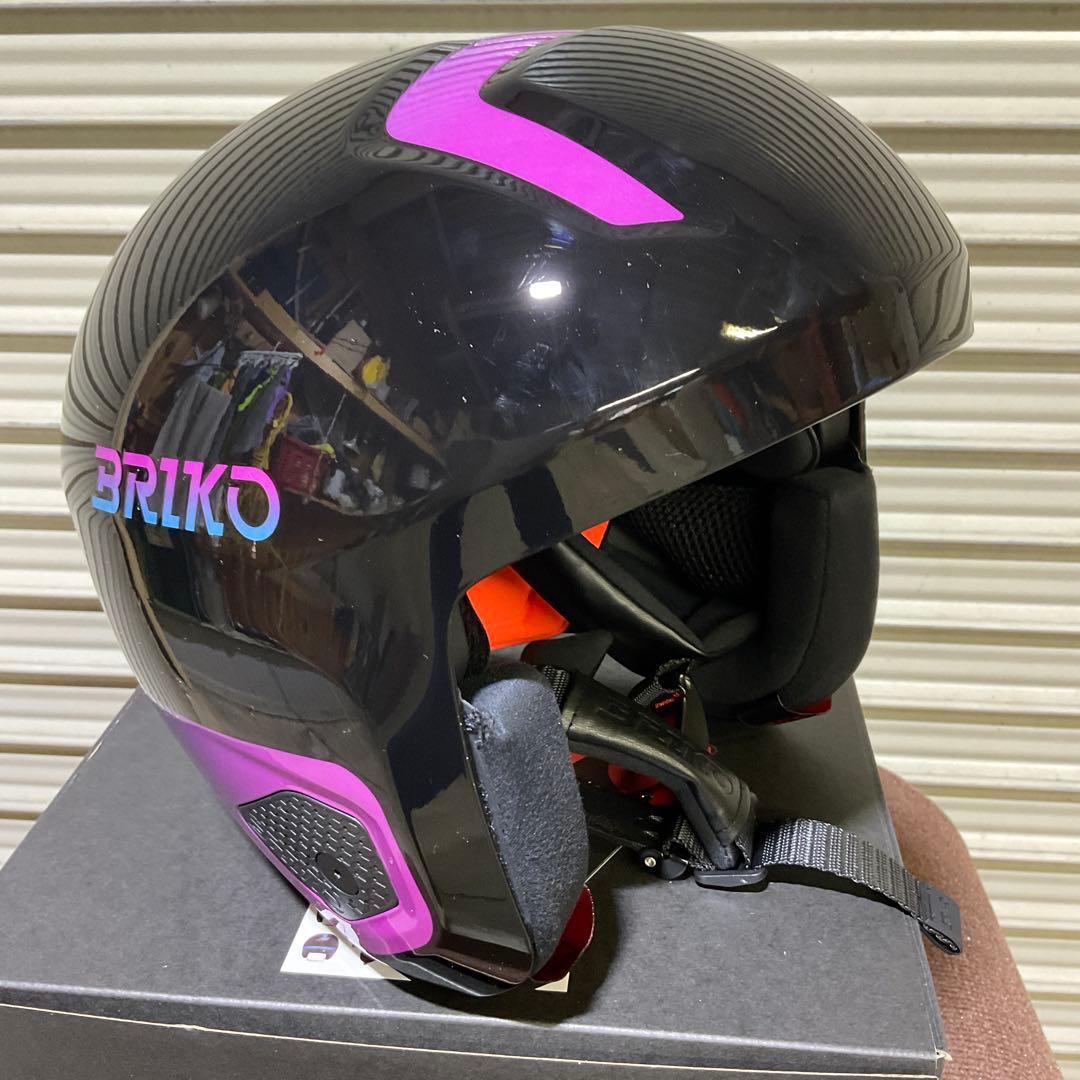 BRIKO ブラック パープル ヘルメット