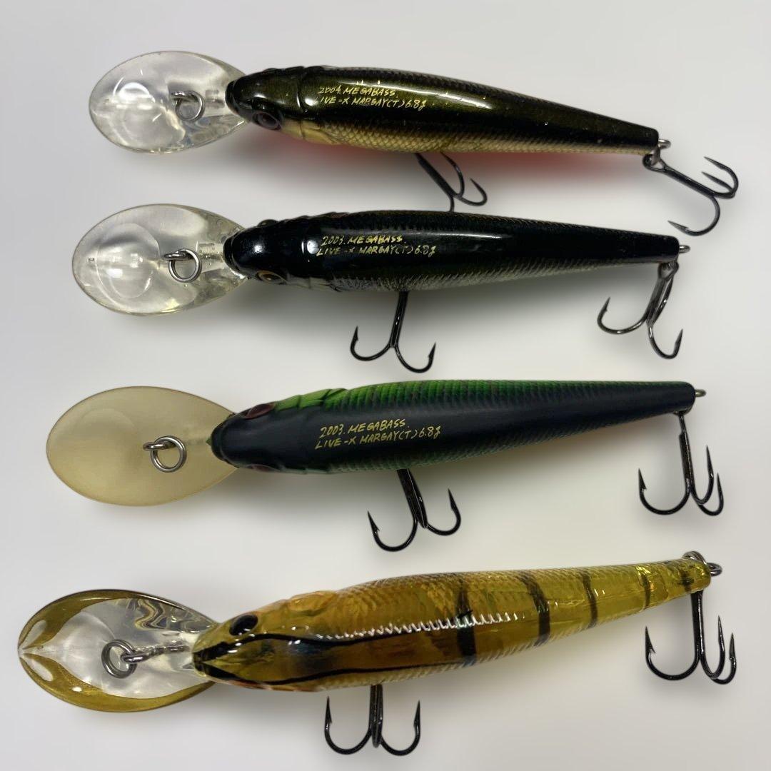 【美品】Megabass LIVE-X MARGAY 2タイプ 6セット