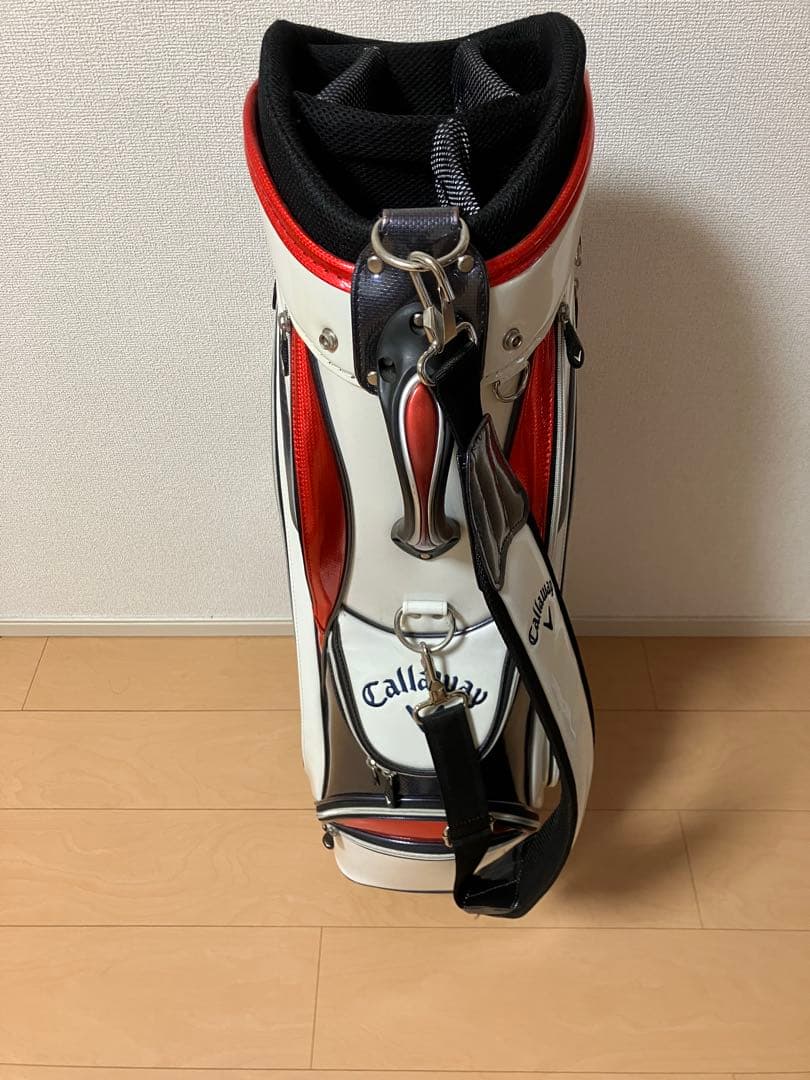Callaway キャディバッグ ホワイト/レッド/