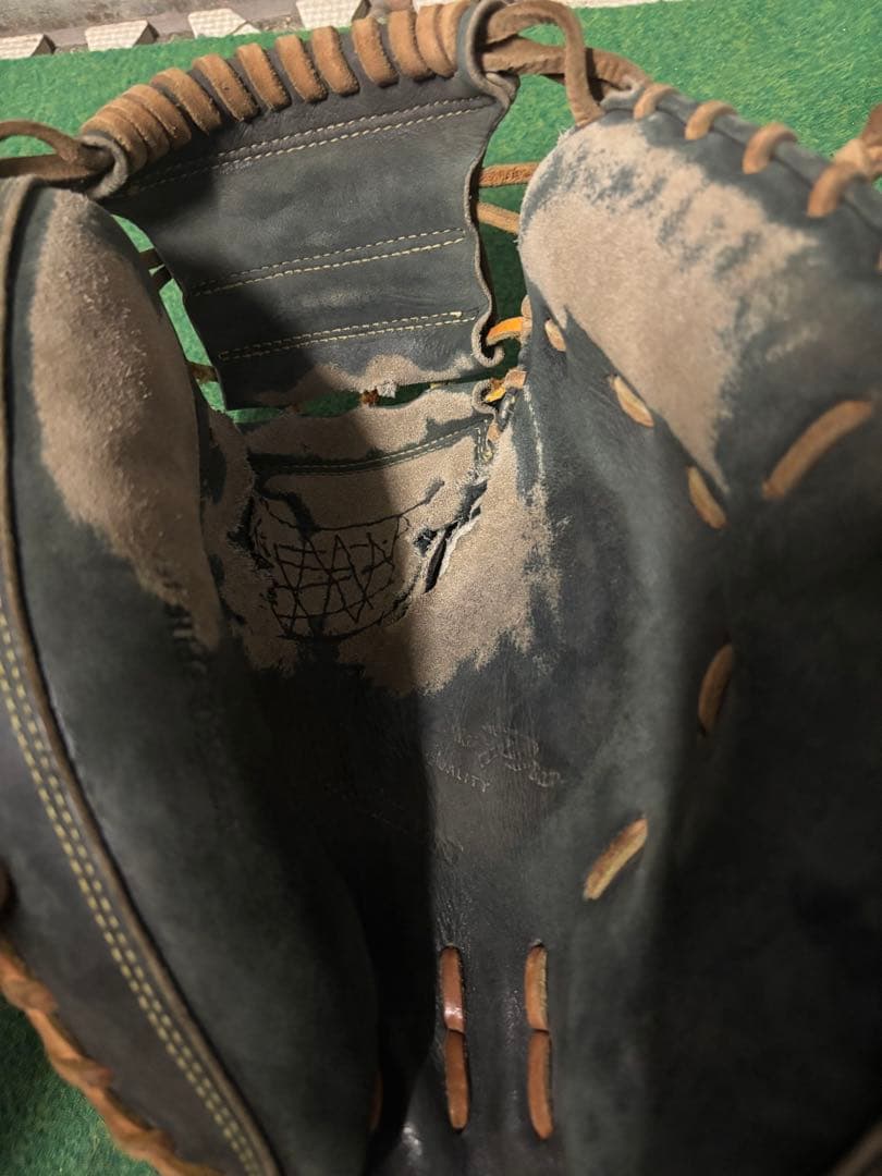 Mizuno Pro 黒 レザーキャッチャーミット