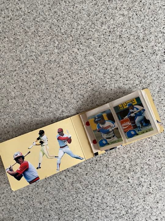 1984年　カルビー　ベースボールカードアルバム　プロ野球カード　50枚