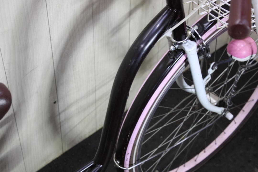 あさひ製CHERIRシェリール 26型 AUTO LED 子供用シティーサイクル