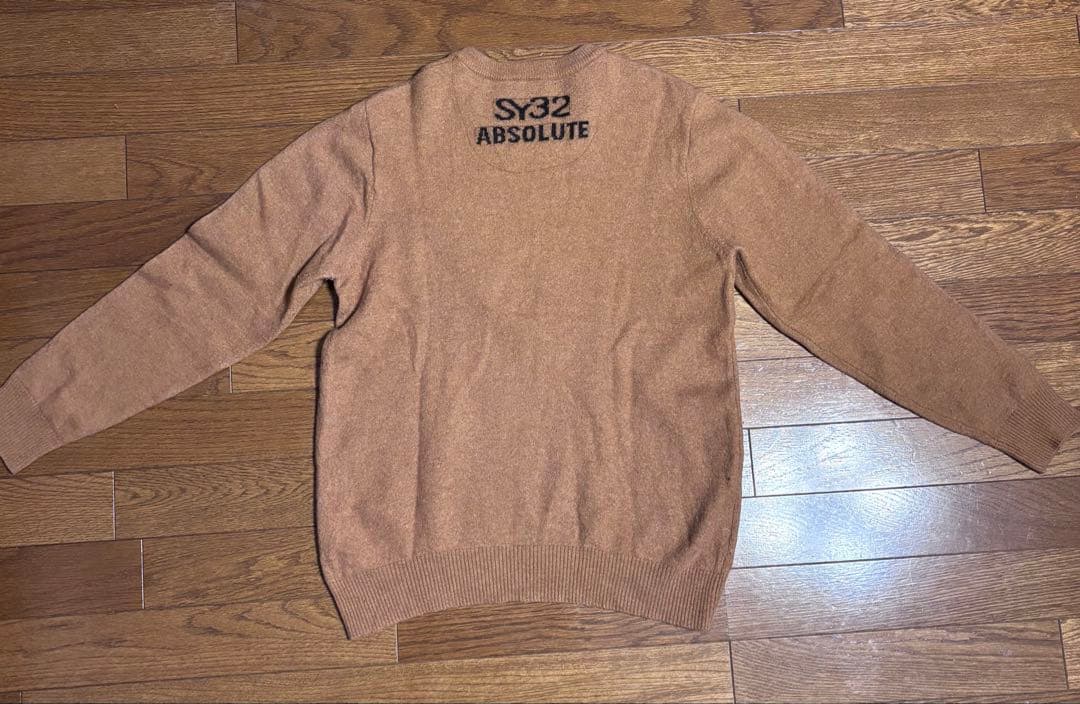 【SY32 by SWEET YEARS】ベージュ クルーネックセーター