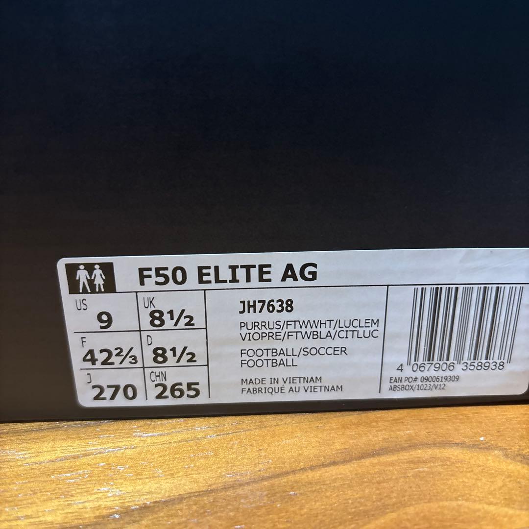 F50 adidasスパイク 27センチ