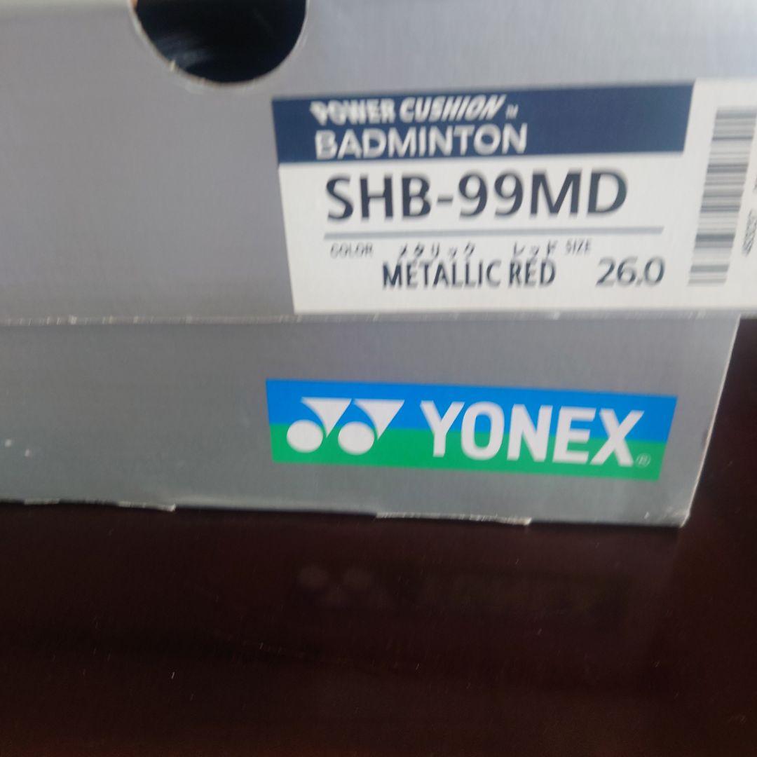 YONEX SHB-99MD メタリックレッド 26.0cm　未使用