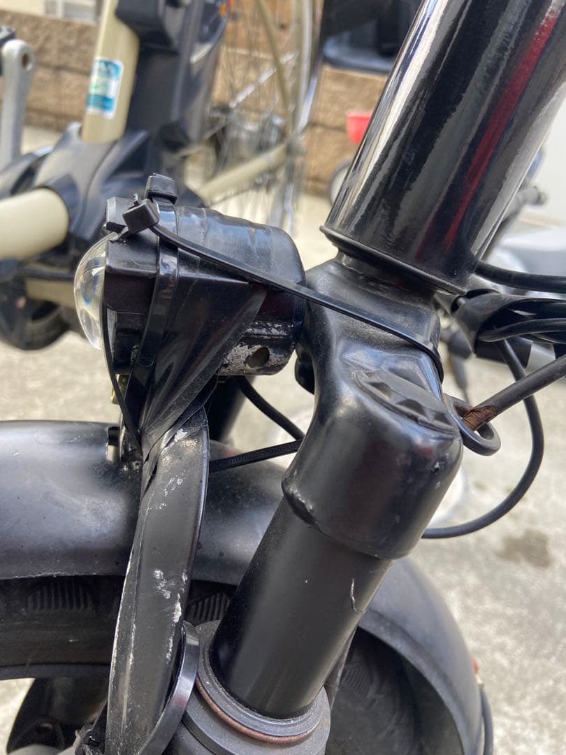 黒色　 電動アシスト自転車 折りたたみ