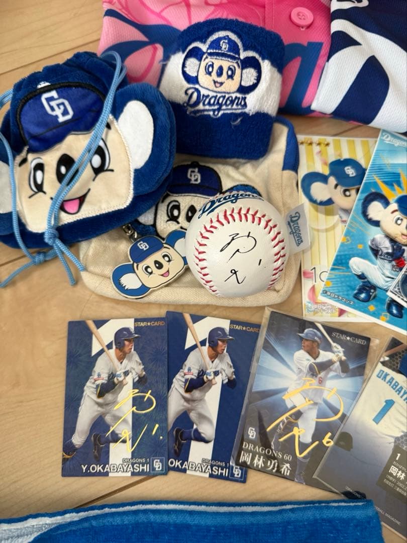 中日ドラゴンズ 応援グッズ タオル ユニフォーム ガチャガチャ まとめ売り