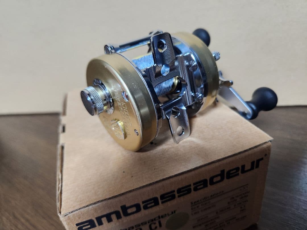 ABU アンバサダー 2500CI ゴールド アベイル ほぼフルカスタム