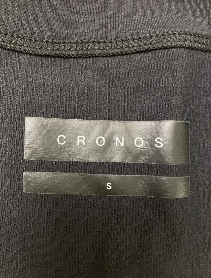 CRONOS クロノス クロップド Tシャツ ブラック