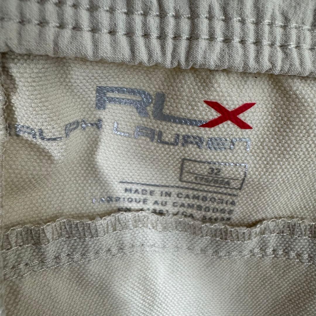 新品タグ付 RLX ゴルフパンツ 32/32 ラルフローレン アイボリー