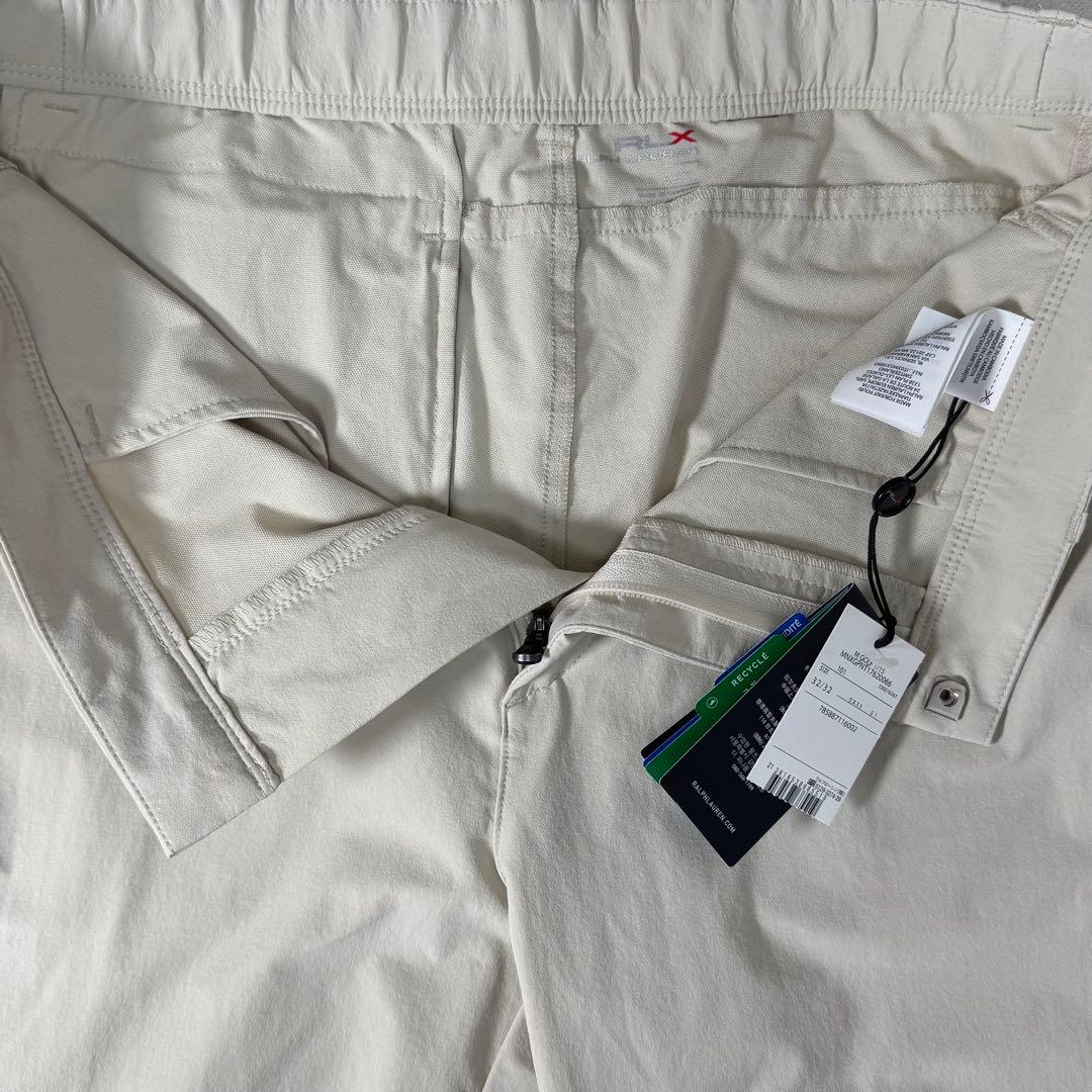 新品タグ付 RLX ゴルフパンツ 32/32 ラルフローレン アイボリー