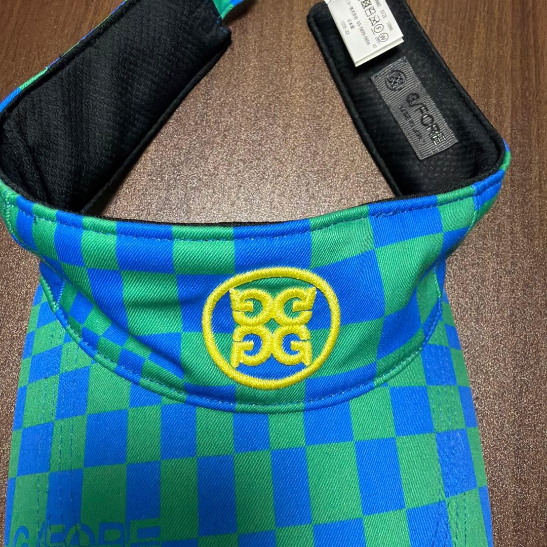 G/FORE チェック柄 バイザー