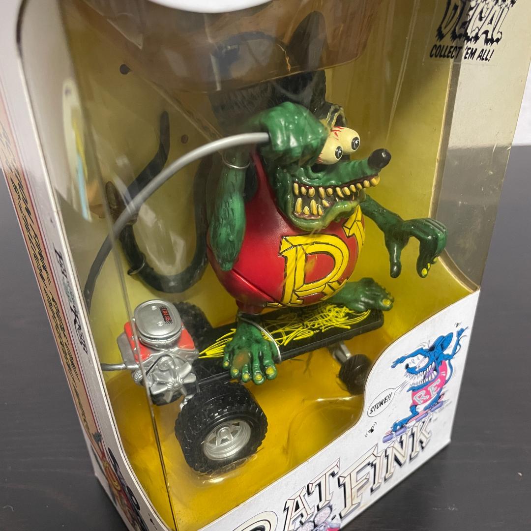 【希少】ラットフィンク フィギュア スケボー Rat Fink 箱付 4体セット