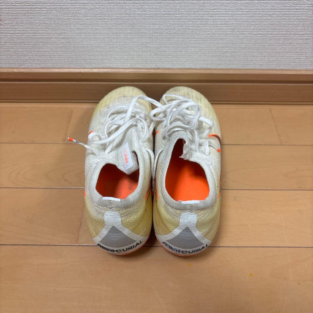 Nike Mercurial サッカーシューズ ホワイト/オレンジ