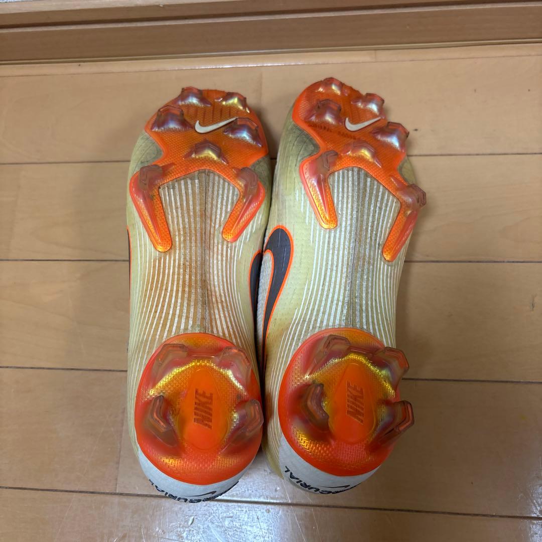 Nike Mercurial サッカーシューズ ホワイト/オレンジ