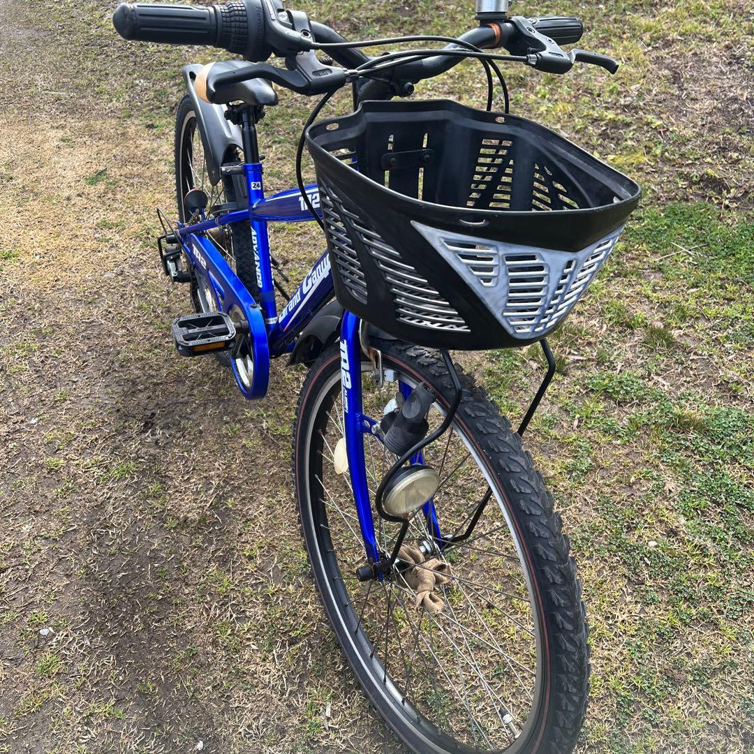 Grand Canyon 子供用自転車 青色　取りに来られる方　後輪タイヤ新品