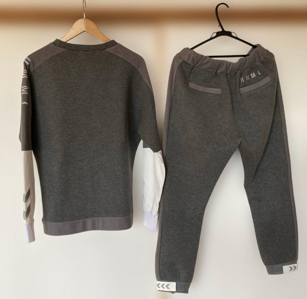 hummel 新品同様スウェットセットアップアスレタルースイソンブラ