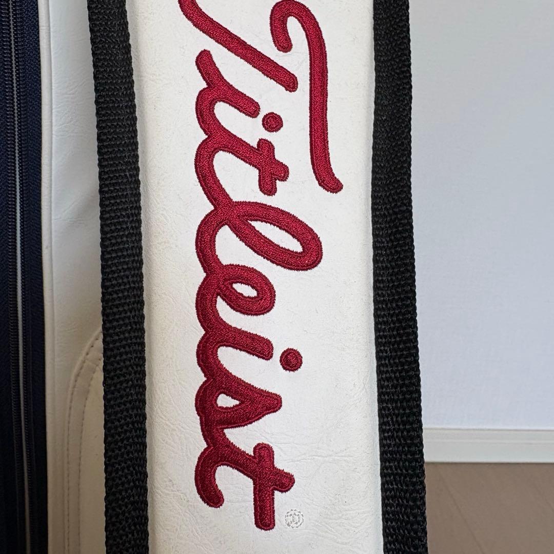 Titleist キャディバッグ 白 クラッシックデザイン　タイトリスト