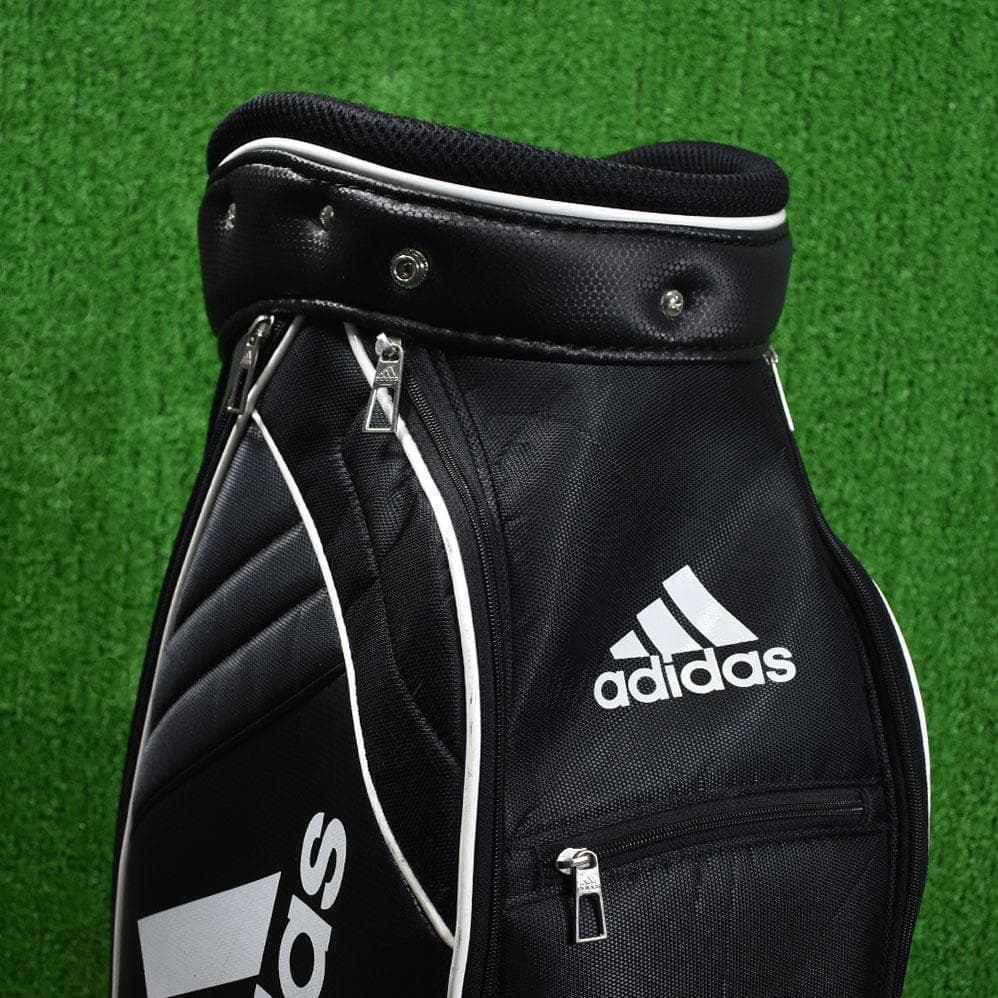 adidas/アディダス ゴルフ キャディーバック９型【ブラック】美品！