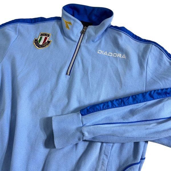 【レア】DIADORA イタリア代表 ジャージ トラックジャケット Oサイズ