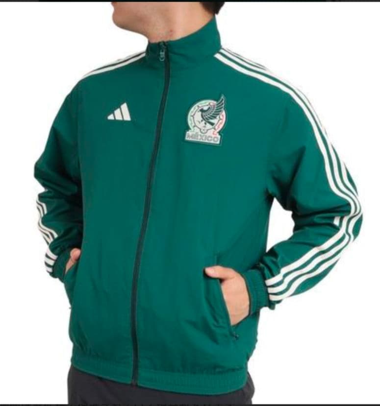 adidas メキシコ代表 アンセムジャケット グリーン アディダス