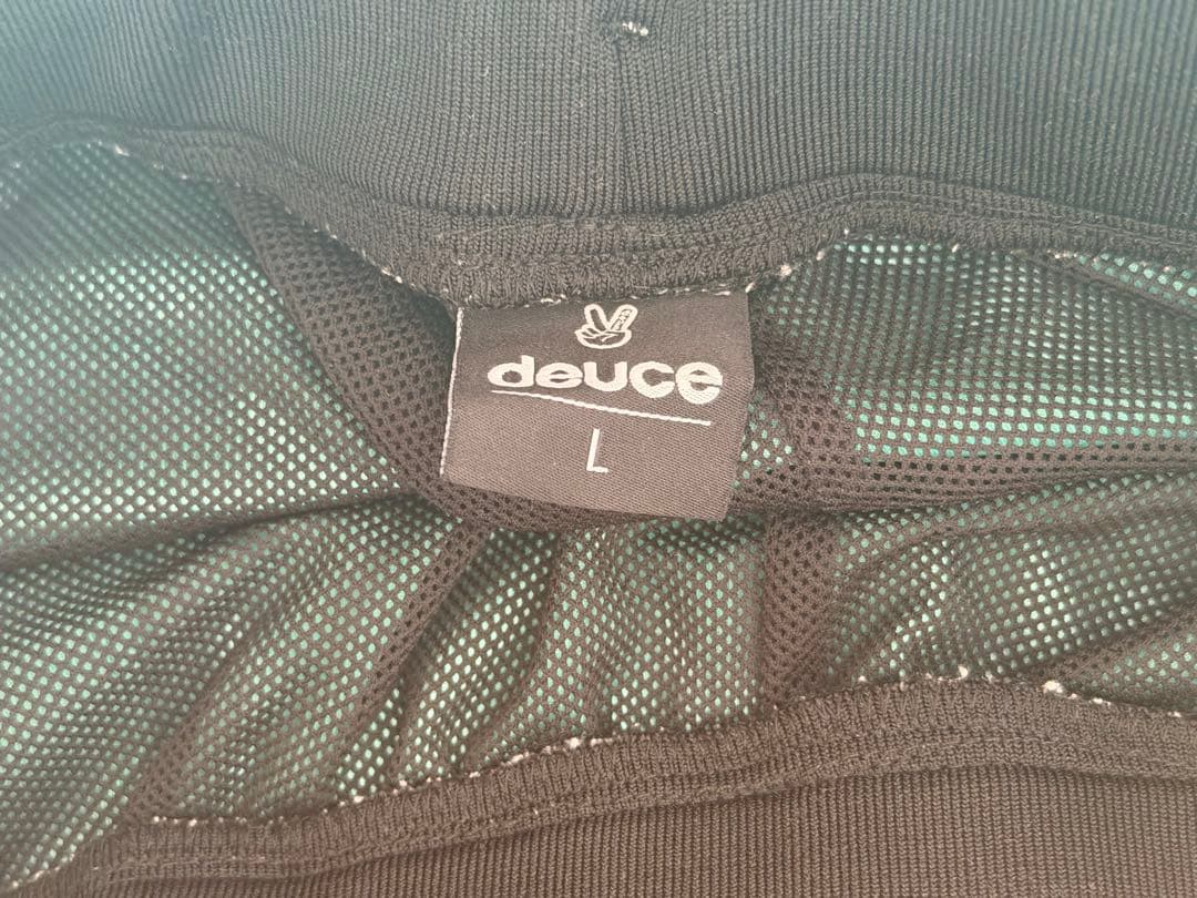 deuce ストライプショートパンツ ライトブルー