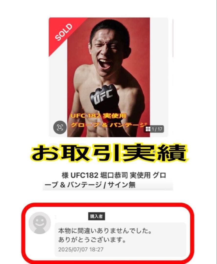 UFC 実使用★堀口恭司 グローブ★RIZIN BELLATOR MMA 修斗