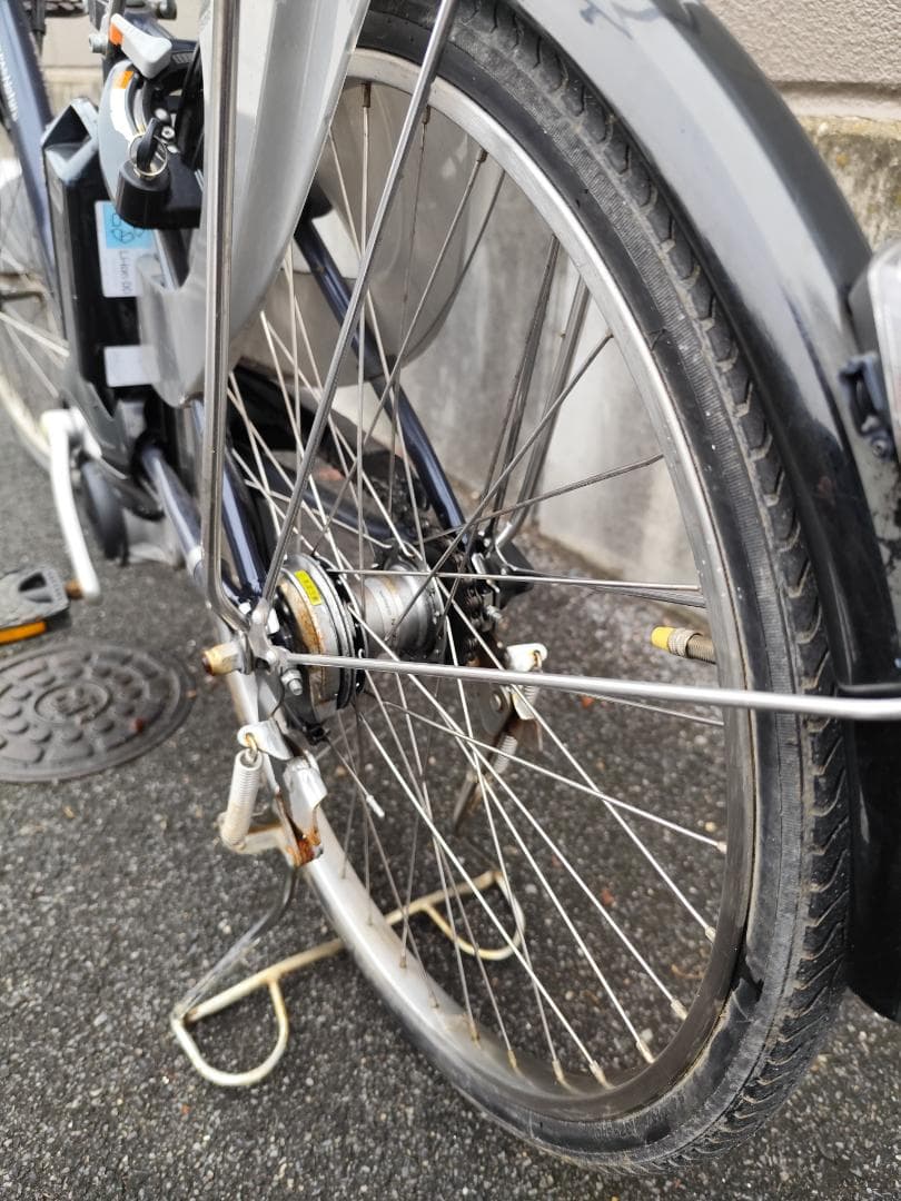 ヤマハ　パス　ナチュラ　26インチ　紺色　8.7Ah　　電動アシスト自転車