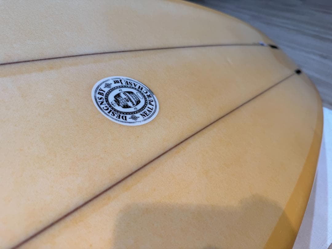 Neal Purchase Jnr DUO 6'6\" フィン付 オレンジティント
