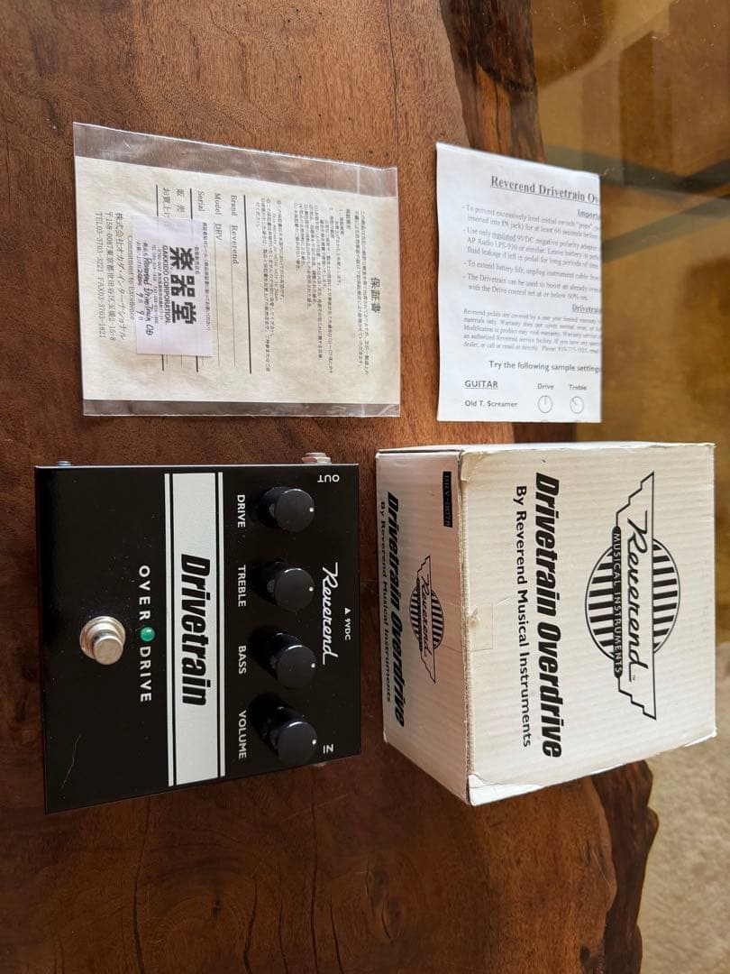 ギター Reverend Drivetrain Overdrive