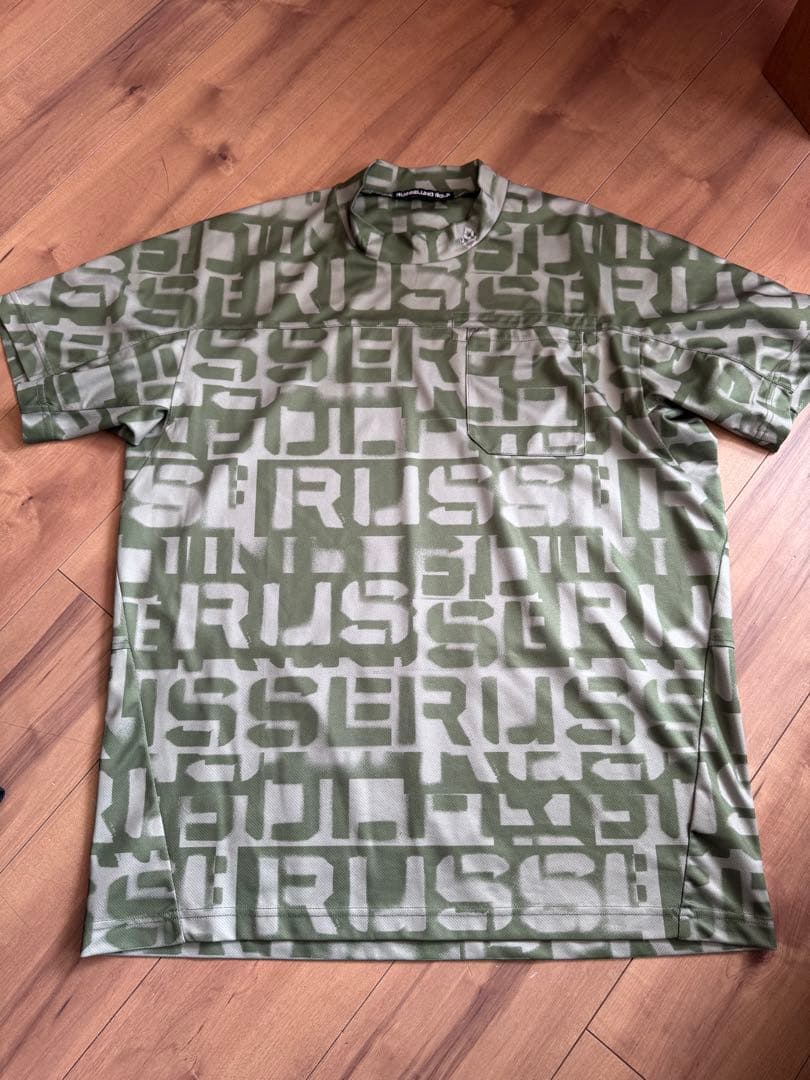 RUSSELL GOLF オリーブグリーン シャツ