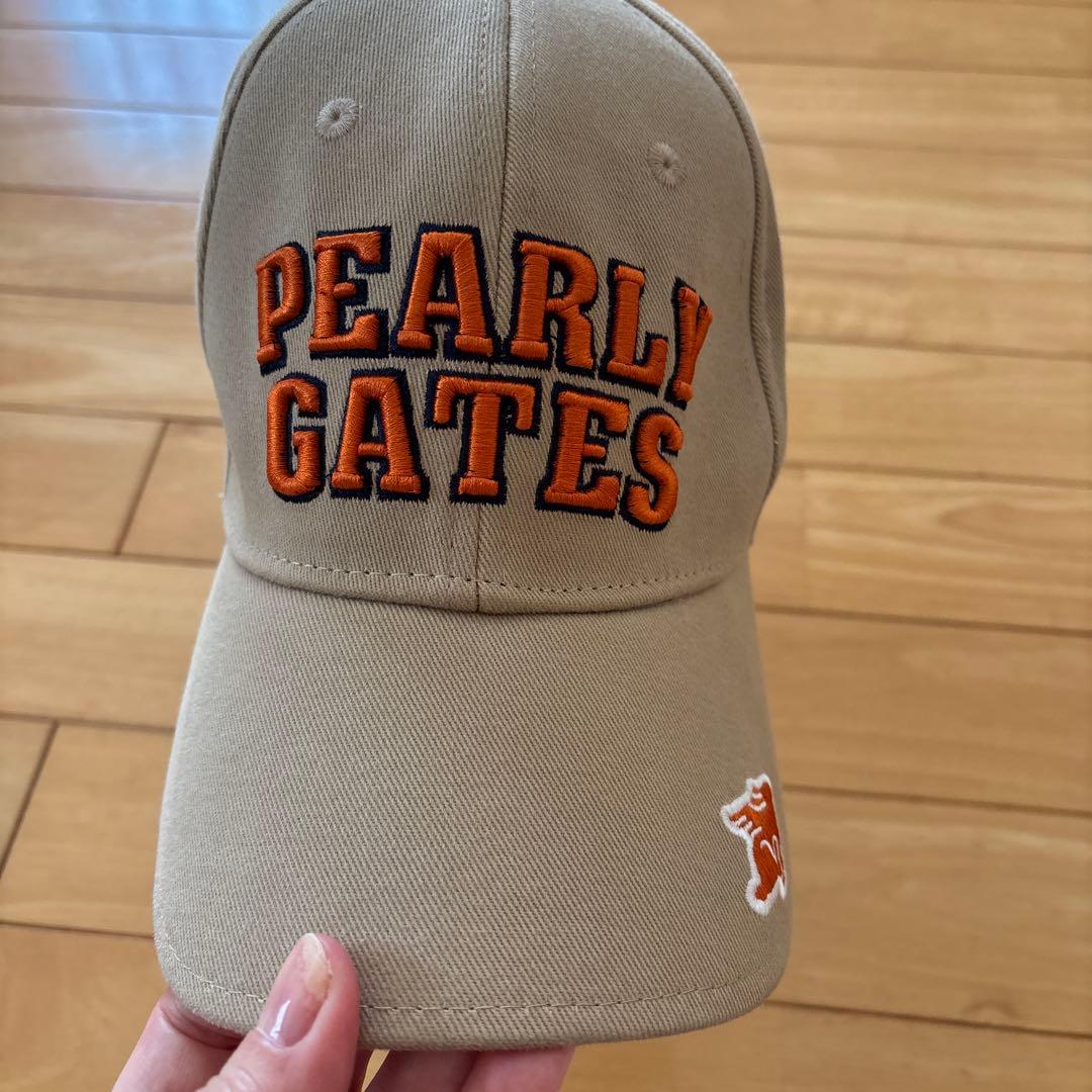 PEARLY GATES ベージュキャップ 89